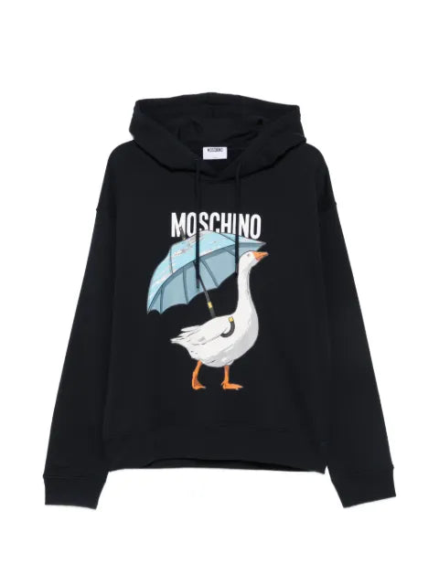 Moschino logo-print hoodie