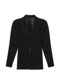 Homme Plissé Issey Miyake plissé-effect notched-lapel jacket
