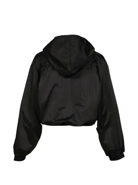 RRR123 Flagship Abbots logo-appliqué hooded jacket