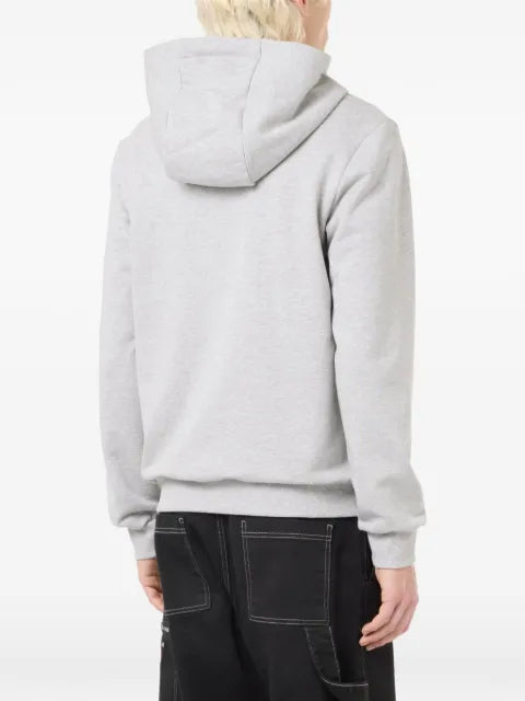 Iceberg logo-patch zip-up hoodie
