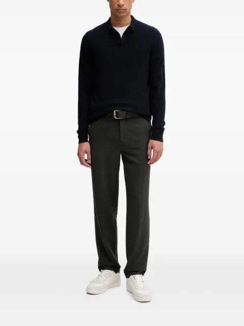 FROM FUTURE long-sleeve polo sweater