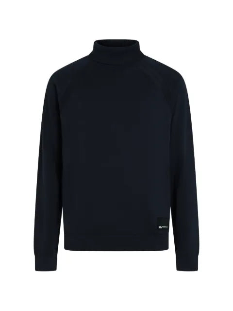 Karl Lagerfeld Jeans lightweight knit roll-neck sweater