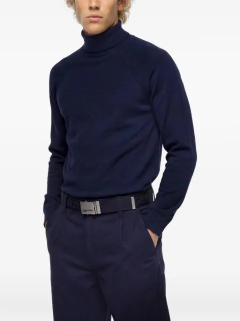 Karl Lagerfeld Jeans lightweight knit roll-neck sweater