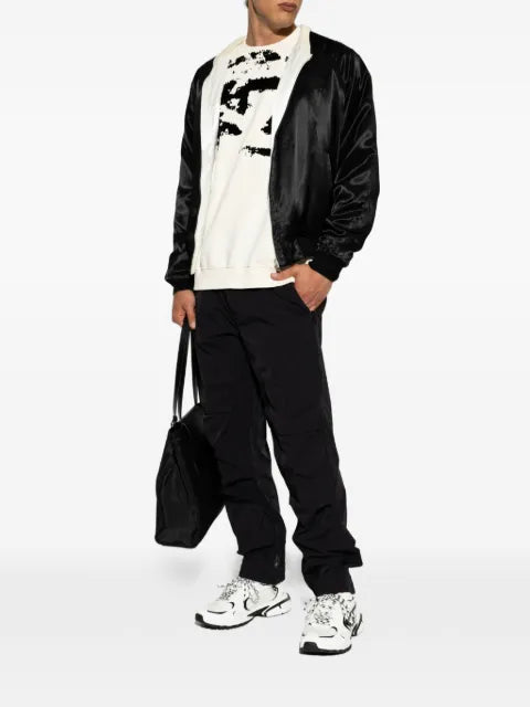 Diesel J-Foulkes embroidered reversible jacket