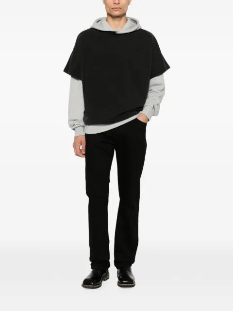 FOUND layered-design hoodie