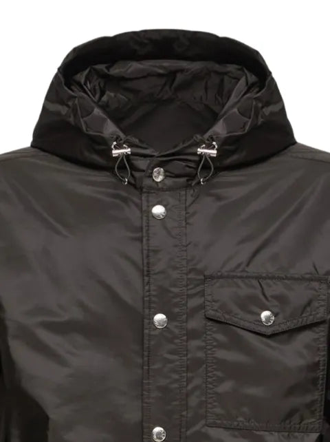 Moncler Duvainne logo-patch jacket