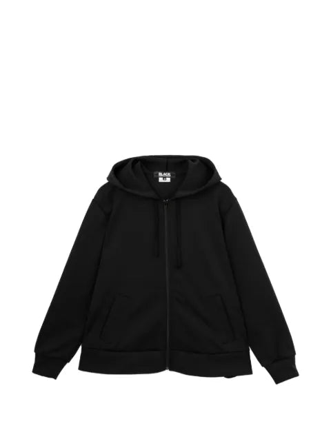 Black Comme Des Garçons zip-up hoodie