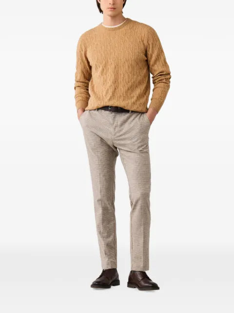 Hackett London cable-knit lambswool knit