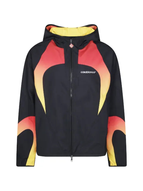 Casablanca gradient-print hooded jacket