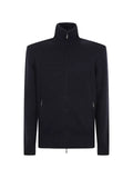 Cruciani zip-up knitted cardigan