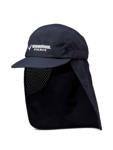 Neighborhood logo-print baseball cap
