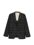 Eleventy check-pattern blazer
