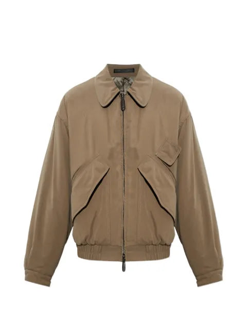 Giorgio Armani insulated collared bomber jacket