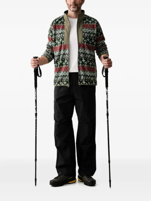 Columbia geometric-print zip-up sweatshirt