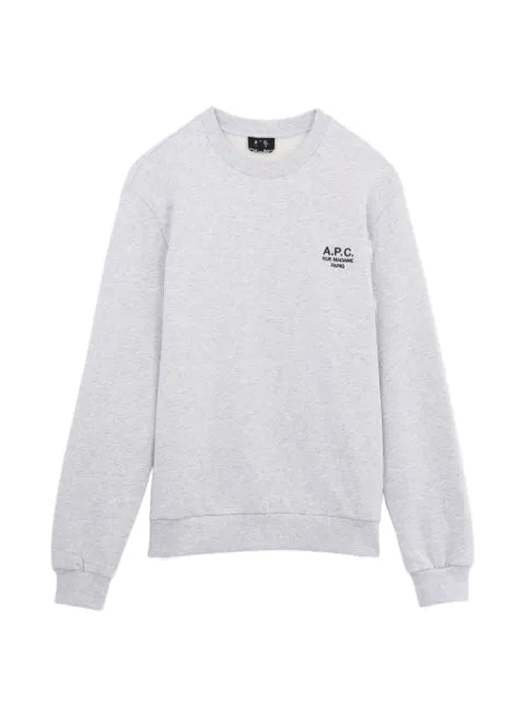 A.P.C. logo-embroidered sweatshirt