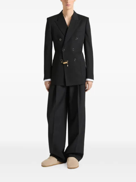 Givenchy double-breasted slim fit jacket in wool