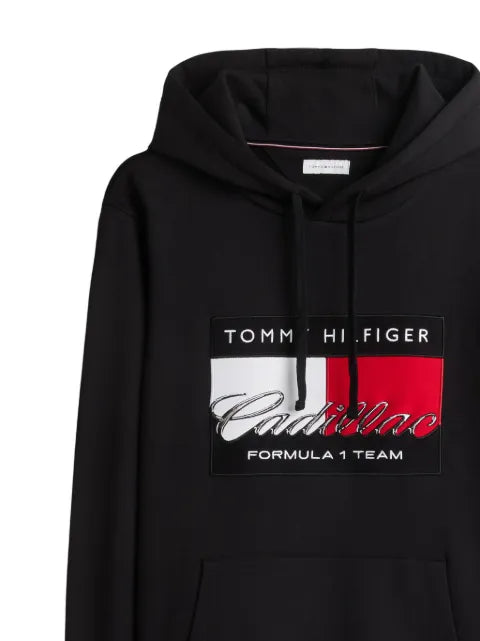 Tommy Hilfiger x Cadillac Formula 1 Team logo-patch hoodie