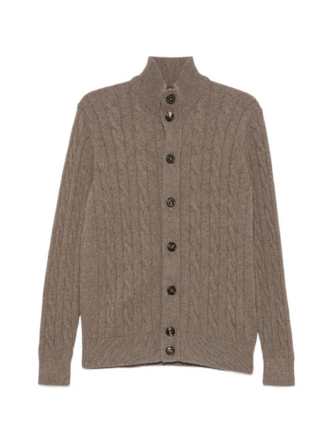 Filippo De Laurentiis cable-knit cardigan