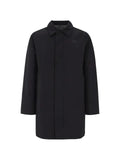The North Face logo-embroidered concealed-fastening coat