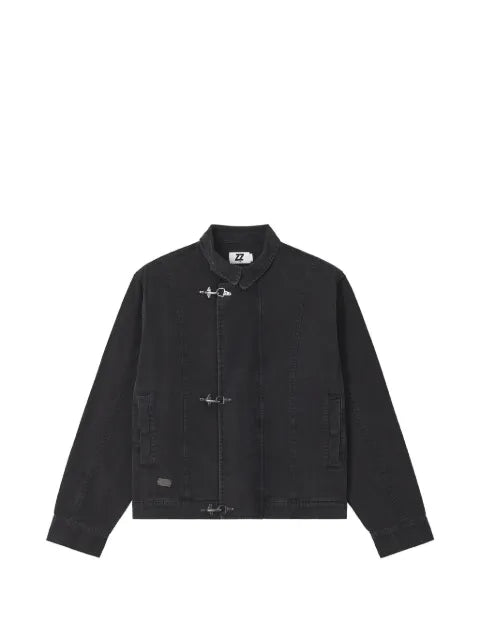 izzue panelled denim jacket