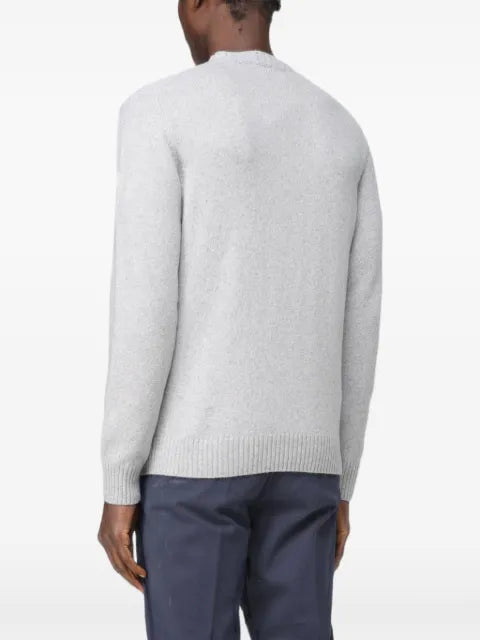 XC crew-neck knitted sweater