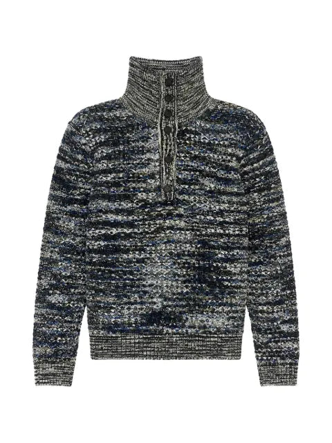 Missoni 3D-knit slub-finish wool sweater