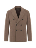 Circolo 1901 double-breasted peak-lapel jacket