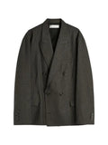 OUR LEGACY Halt pinstripe double-breasted blazer