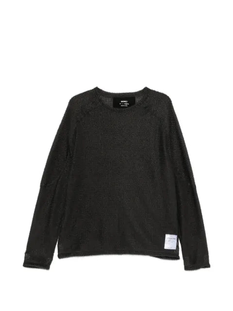 Satisfy waffle-knit raglan-sleeve sweater
