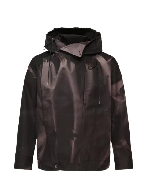 JiyongKim sun-bleached hooded jacket