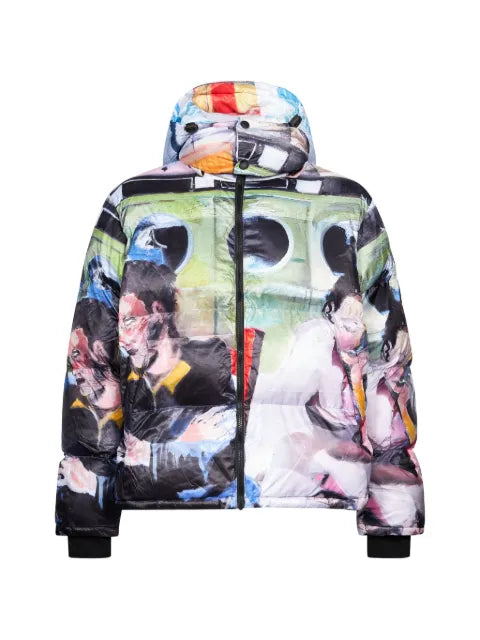 KidSuper Sunday Mornings graphic-print padded jacket