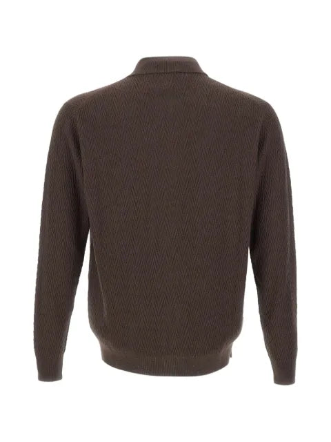 Filippo De Laurentiis geometric-pattern cardigan