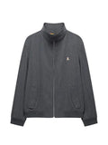 Shanghai Tang Meow Meow Chenman-patch zipped jacket