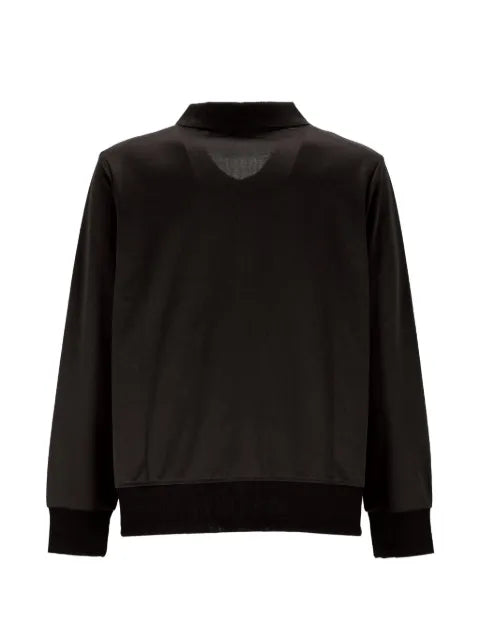 Palm Angels stripe-detail logo-print sweatshirt