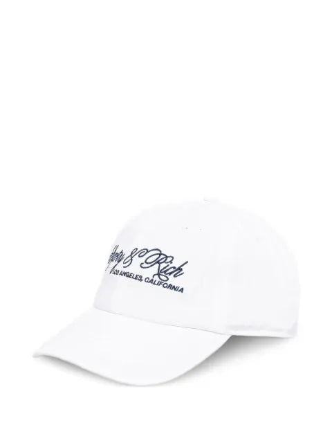 Sporty & Rich International logo-embroidered baseball cap