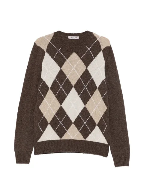 Fileria argyle-knit sweater