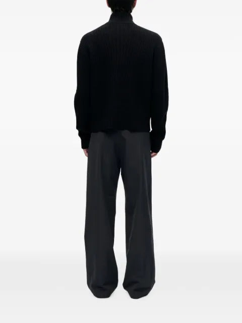 Berner Kühl ribbed-knit zip-up cardigan