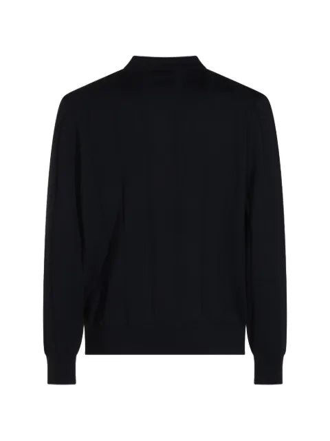 Canali ribbed-knit long-sleeve sweater