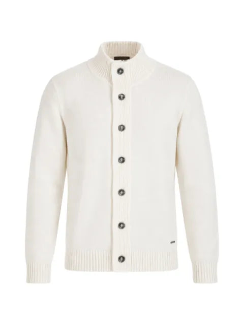 GIANNI LUPO high-neck button-up cardigan