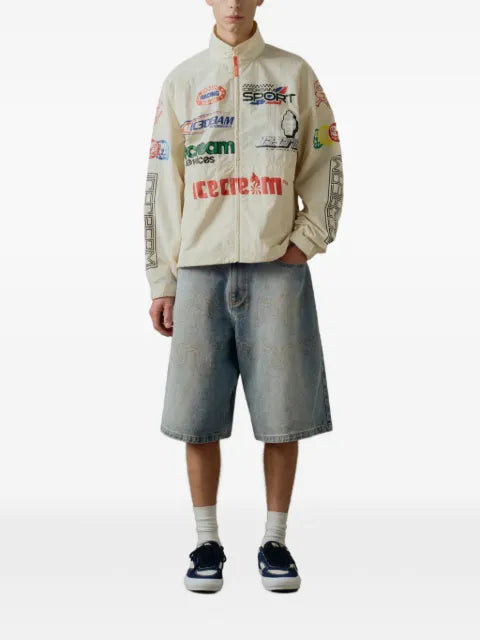 ICECREAM Pit Crew zip-up sport jacket