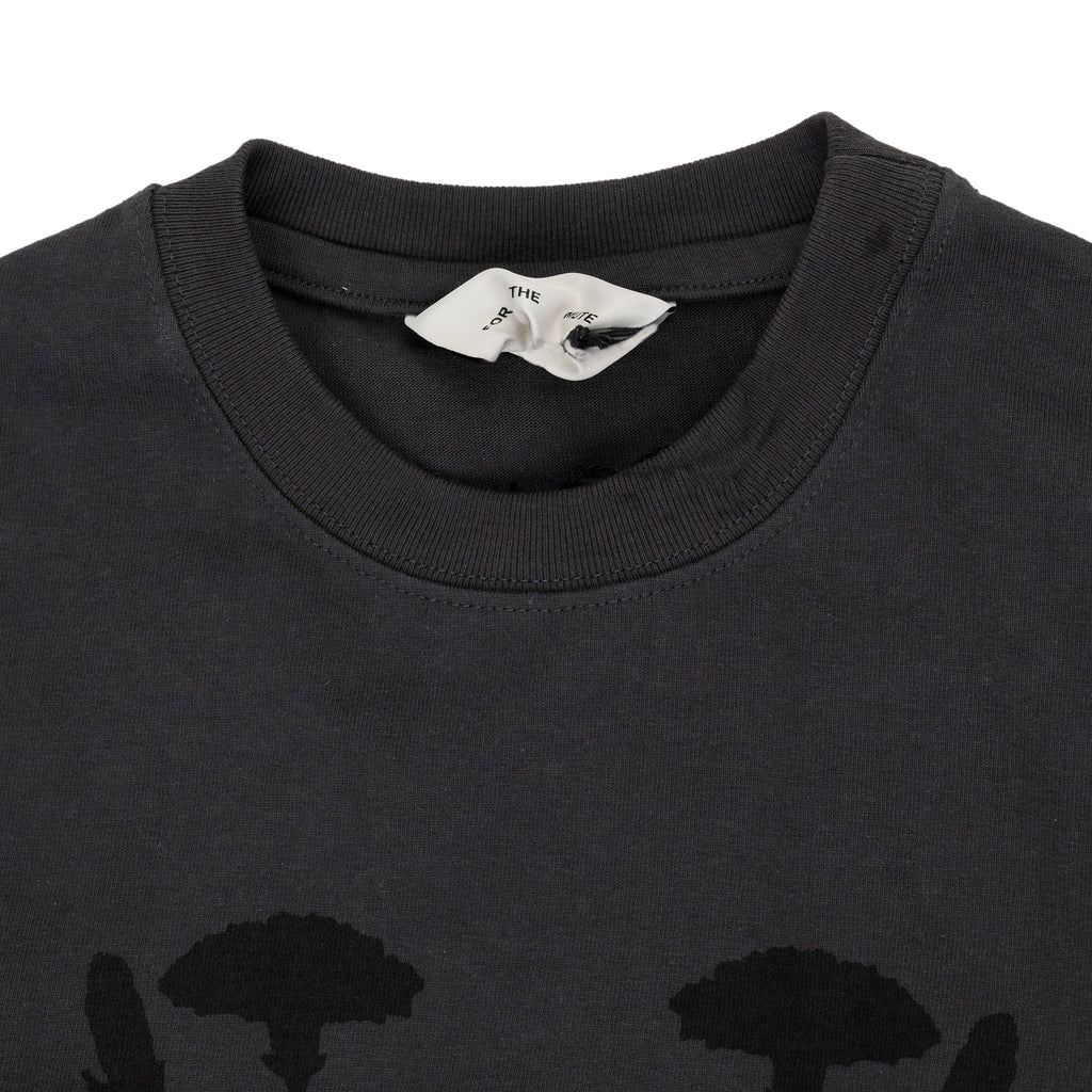 Black Foliage Double Layered T-Shirt