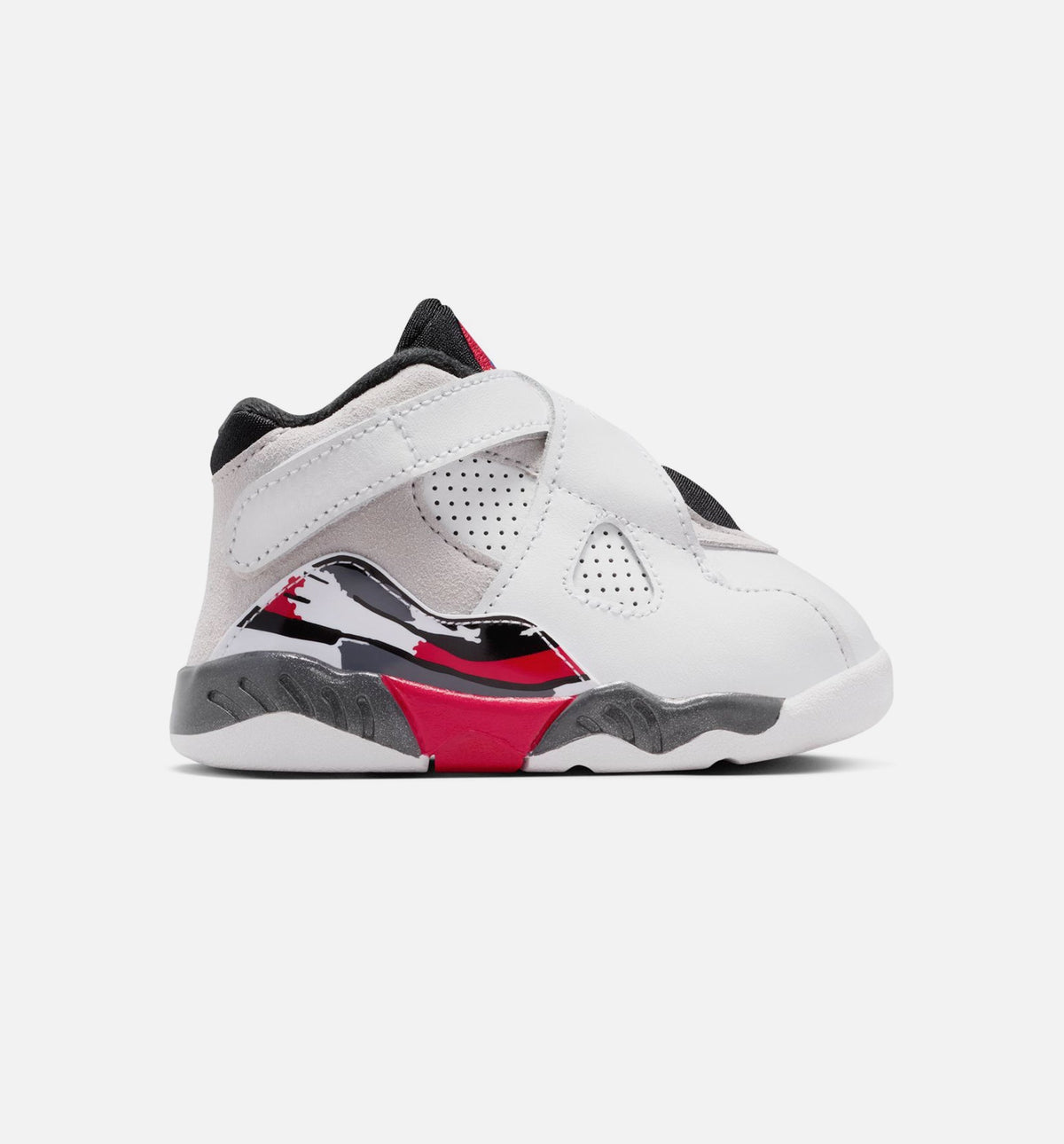 Air Jordan 8 Retro White And True Red Infant & Toddler Lifestyle Shoes - White/Black/True Red