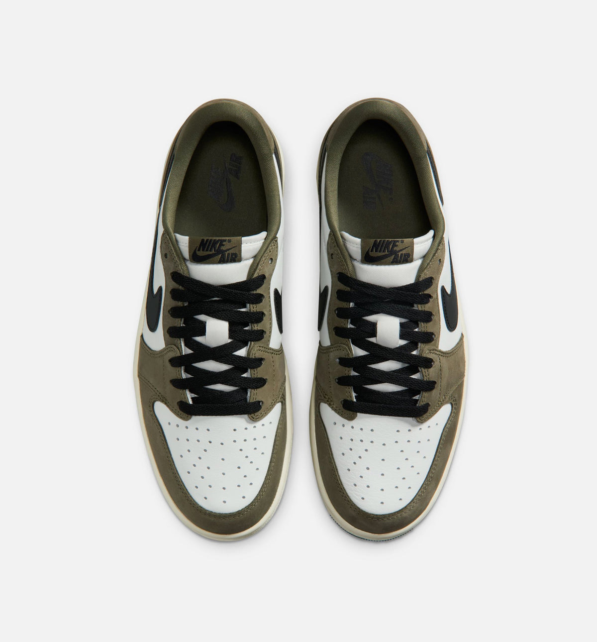 Air Jordan 1 Low OG Medium Olive Men's Shoes - Olive/Black/Summit White