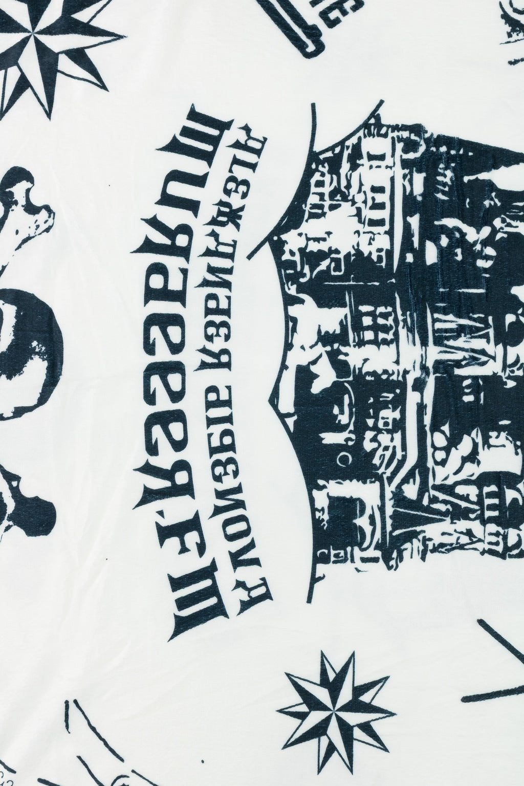 Black/White Alex Digenova Tattoo Blanket