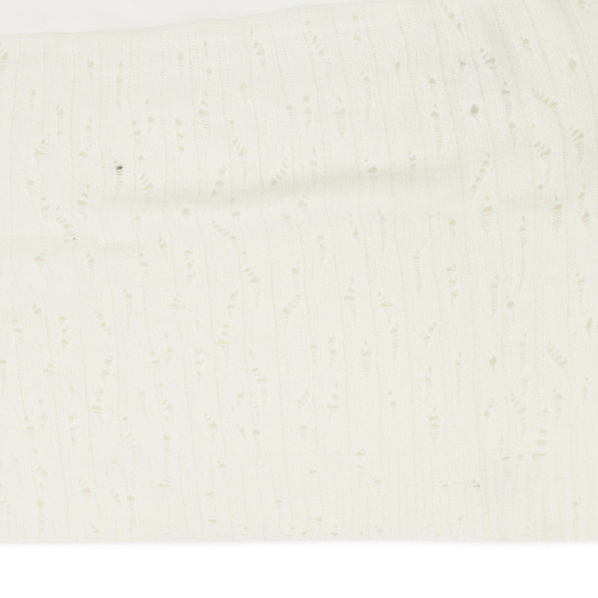Cream Drop Needle Crewneck