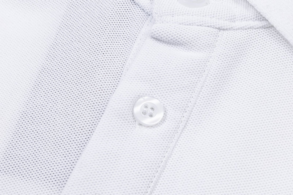 Men's Classic Collar Short‑Sleeve Polo Shirt Small Horse Embroidery Solid Casual Top