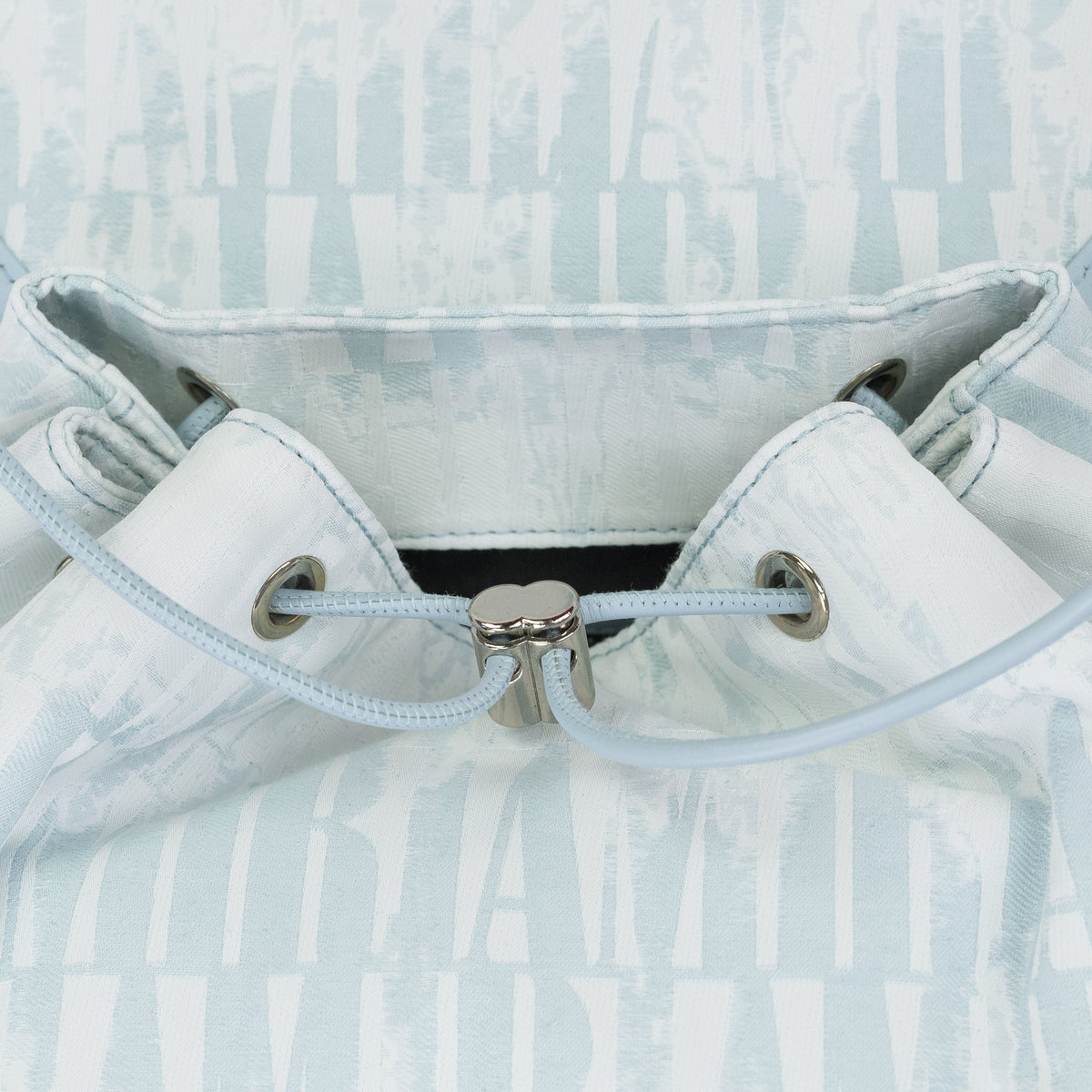 Baby Blue Jacquard Logo Tie Dye Rucksack