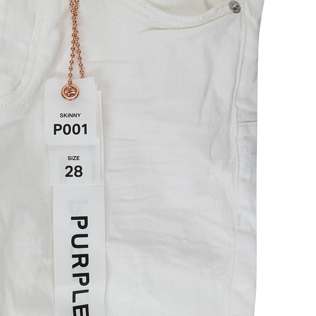 White P001 Slim Fit Skinny Jeans