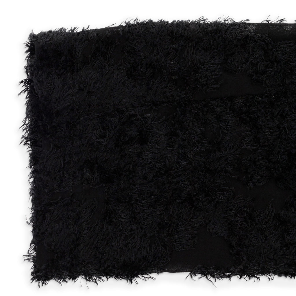 Black Foliage Double Layered T-Shirt