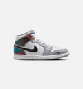 Air Jordan 1 Mid SE – Men's Lifestyle Shoe in Black/White/Wolf Grey
